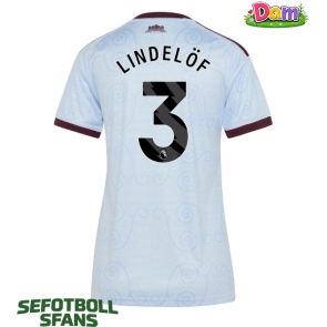 Aston Villa Victor Lindelof #3 Tredje Tröja Kvinnor 2026-27 Kortärmad